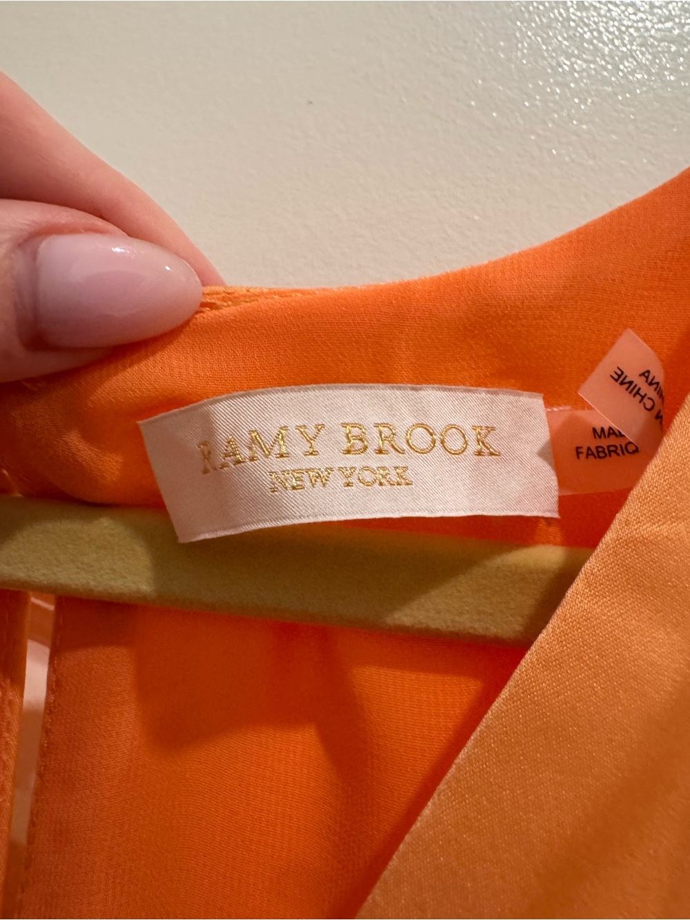 Ramy Brook Orange Mini Dress